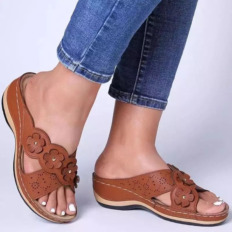 Women's Floral Orthopedic Sandals