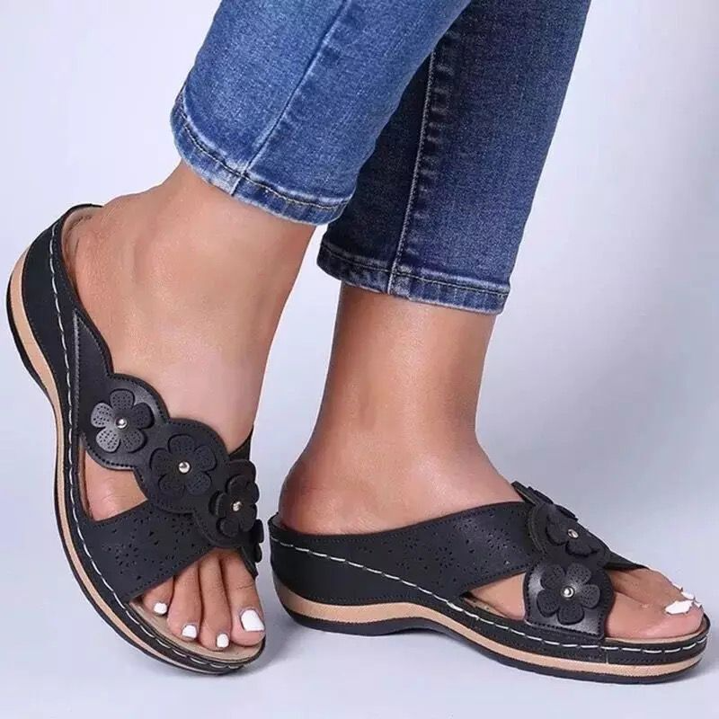 Women's Floral Orthopedic Sandals