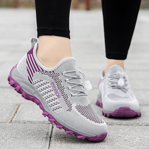 Women's Stretchable Non-Slip Super Soft Walking Shoes.