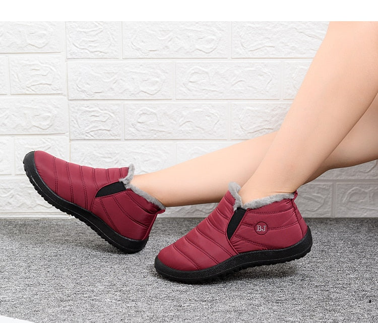 The BJ winter boots women waterproof snow