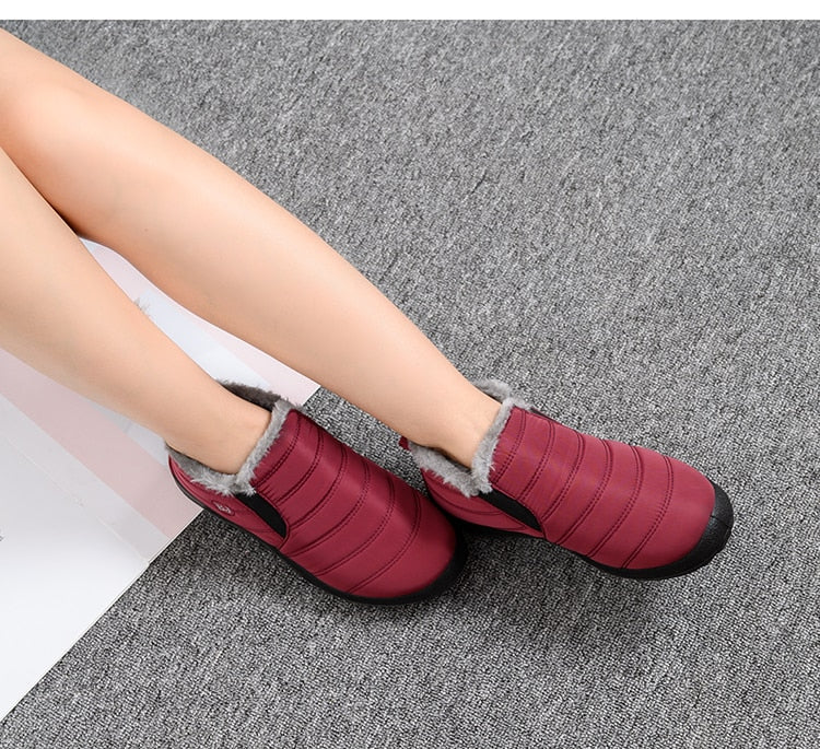 The BJ winter boots women waterproof snow