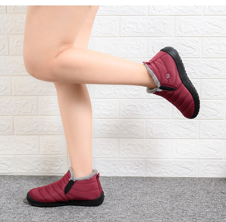 The BJ winter boots women waterproof snow
