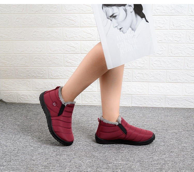 The BJ winter boots women waterproof snow