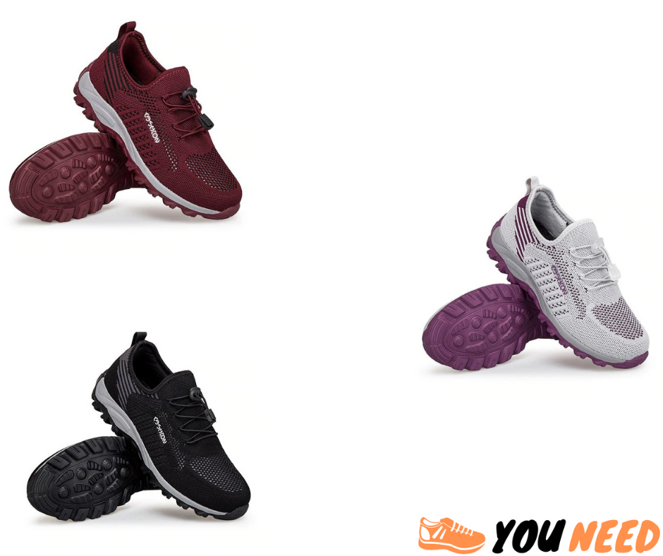 Women's Stretchable Non-Slip Super Soft Walking Shoes.