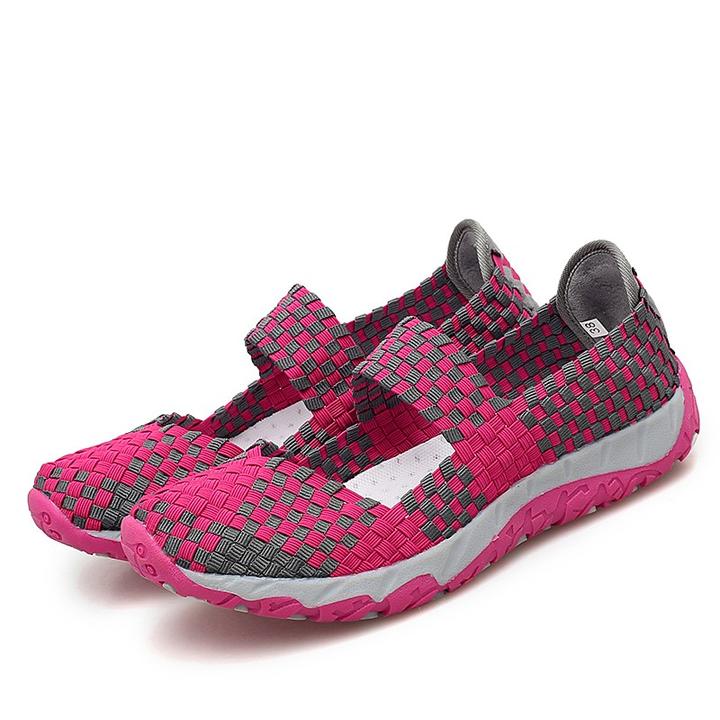 Stylish breathable slip-on casual flat loafers