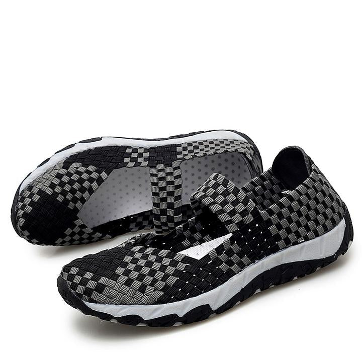 Stylish breathable slip-on casual flat loafers