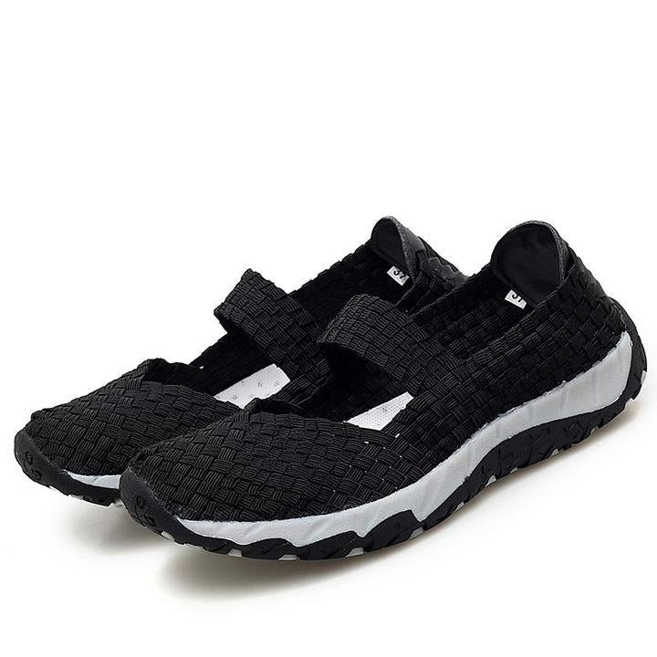 Stylish breathable slip-on casual flat loafers