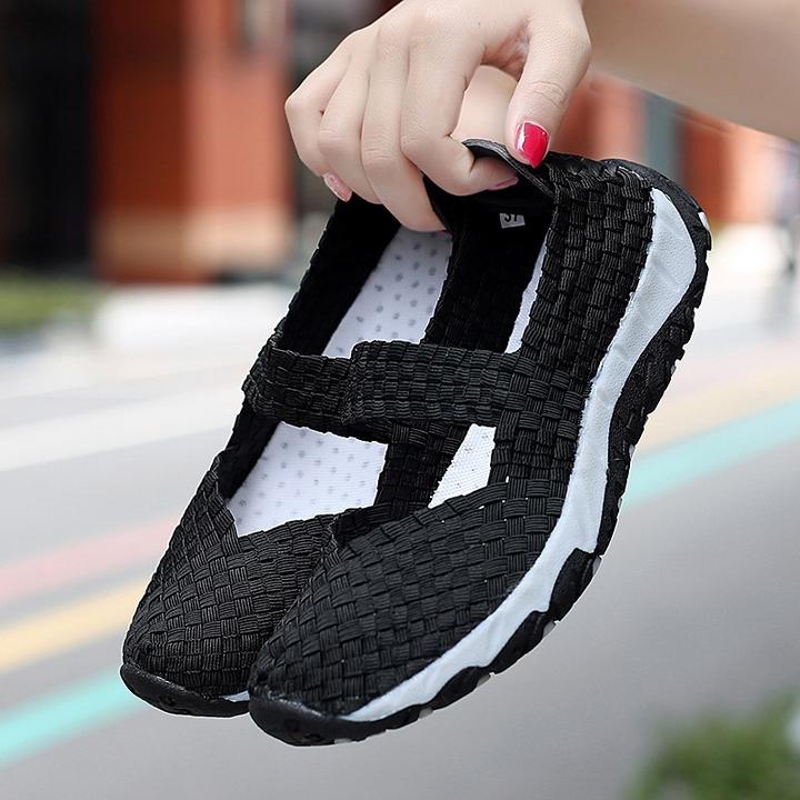 Stylish breathable slip-on casual flat loafers