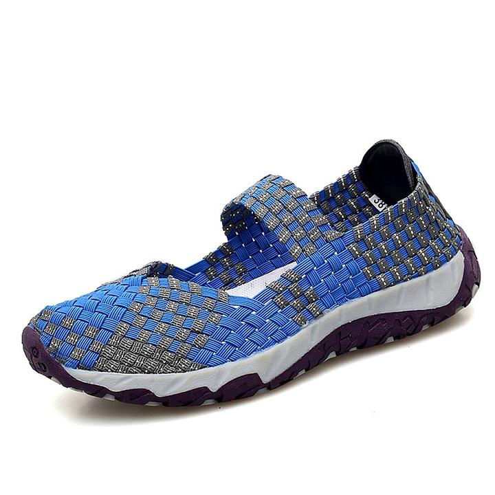 Stylish breathable slip-on casual flat loafers