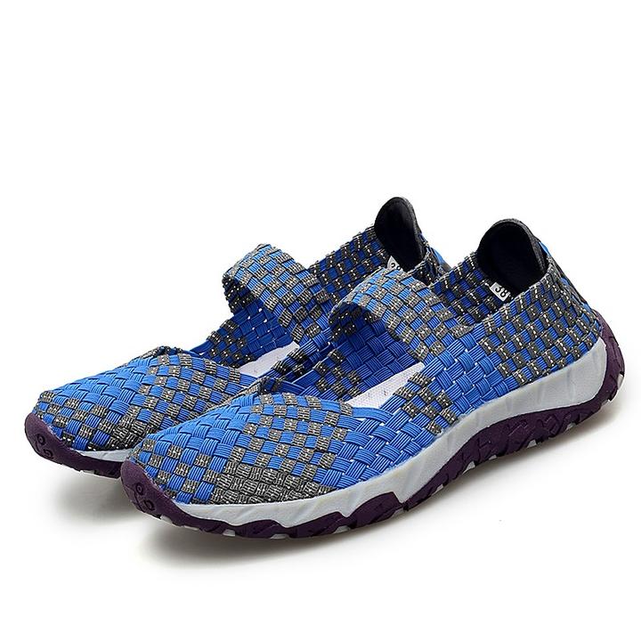 Stylish breathable slip-on casual flat loafers