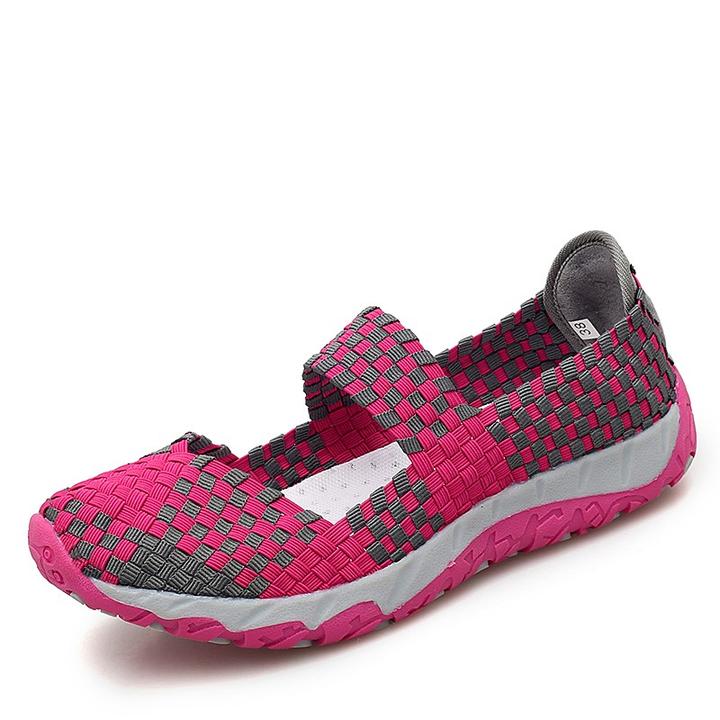 Stylish breathable slip-on casual flat loafers