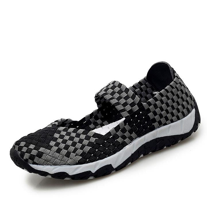 Stylish breathable slip-on casual flat loafers