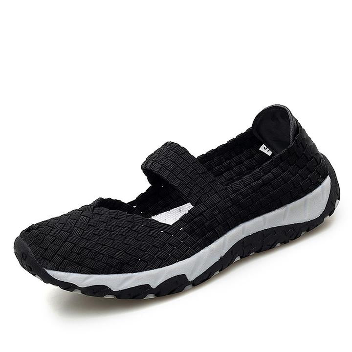 Stylish breathable slip-on casual flat loafers