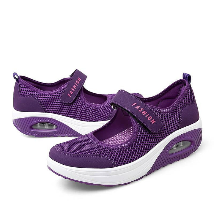 STRETCHABLE BREATHABLE LIGHTWEIGHT WALKING SHOES