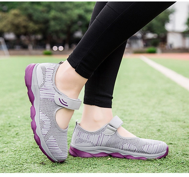 STRETCHABLE BREATHABLE LIGHTWEIGHT WALKING SHOES
