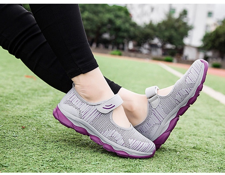 STRETCHABLE BREATHABLE LIGHTWEIGHT WALKING SHOES