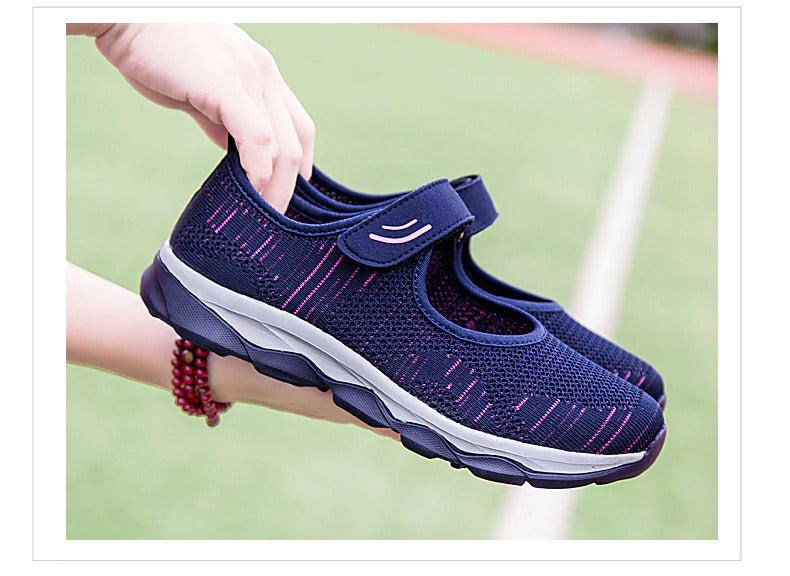 STRETCHABLE BREATHABLE LIGHTWEIGHT WALKING SHOES