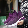 Elastic stretchable lightweight breathable leisure running shoes