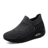 Elastic stretchable lightweight breathable leisure running shoes