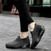 Elastic stretchable lightweight breathable leisure running shoes