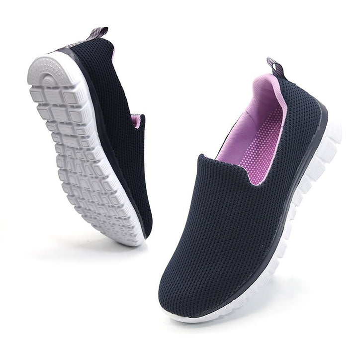 Women's breathable lightweight comfortable flat shoes