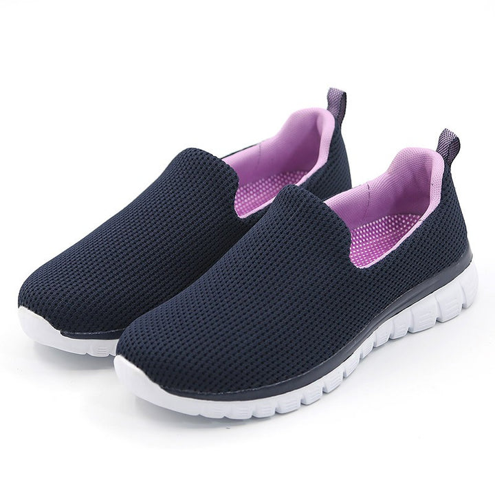 Women's breathable lightweight comfortable flat shoes