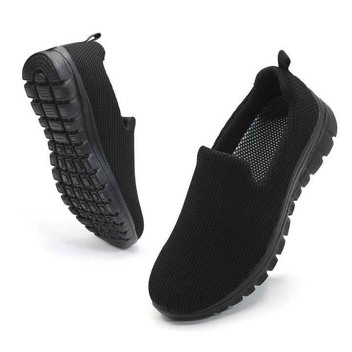 Women's breathable lightweight comfortable flat shoes