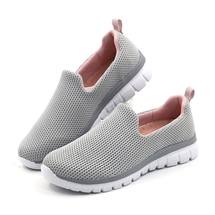 Women's breathable lightweight comfortable flat shoes