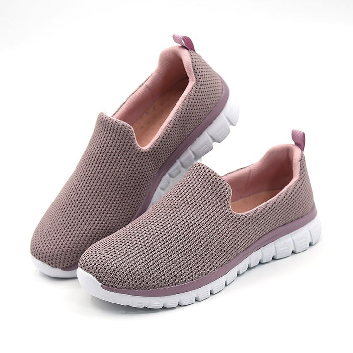 Women's breathable lightweight comfortable flat shoes
