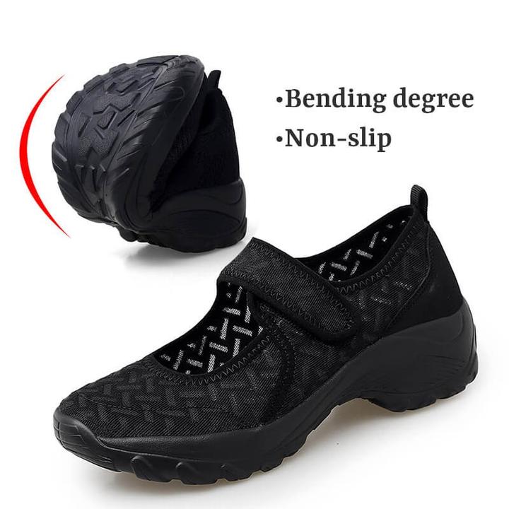 Stretchable Breathable Lightweight Walking Shoes for Women