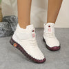 Waterproof women's winter boots with fur lining