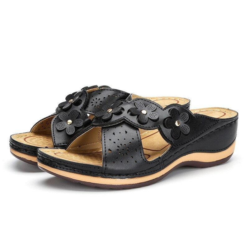 Women's Floral Orthopedic Sandals