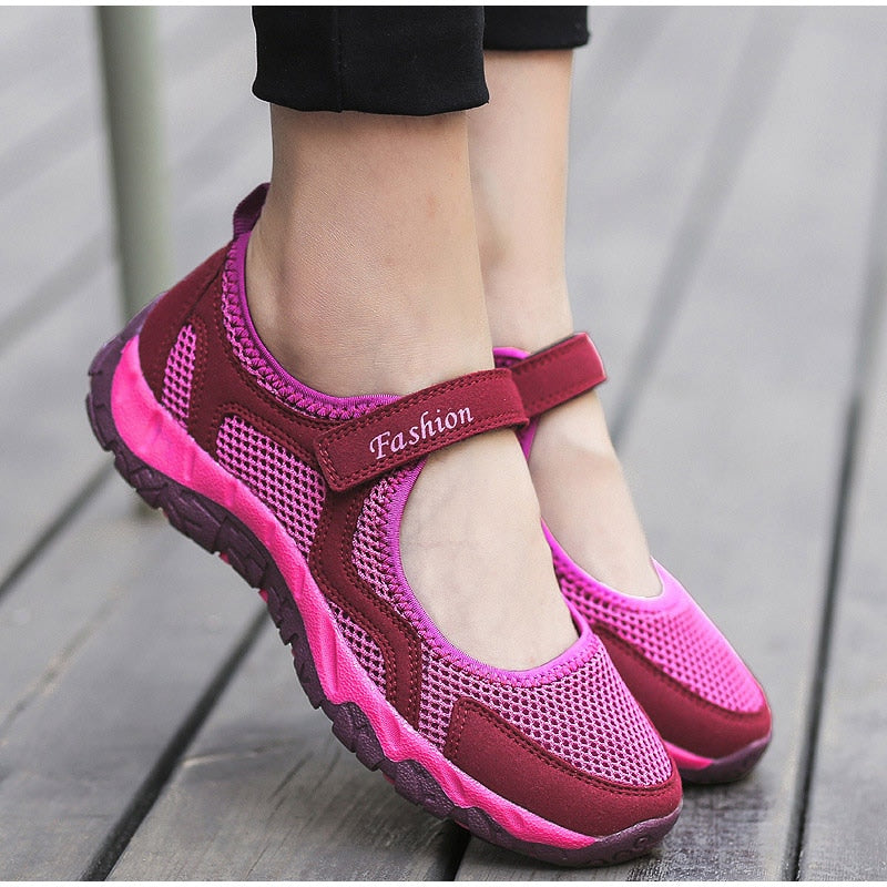 NEW STRETCHABLE BREATHABLE LIGHTWEIGHT WALKING SHOES