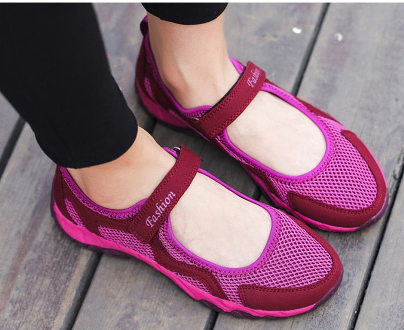 NEW STRETCHABLE BREATHABLE LIGHTWEIGHT WALKING SHOES