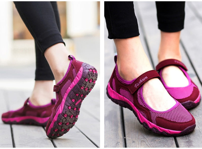 NEW STRETCHABLE BREATHABLE LIGHTWEIGHT WALKING SHOES