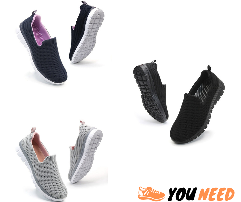 Women's breathable lightweight comfortable flat shoes