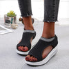 Women’s orthopedic platform sandals with breathable mesh upper and non-slip sole – summer comfort shoes 2025