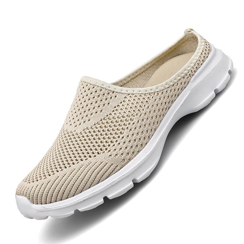 Half Shoes Summer Slip On Fashion Sneakers Casual Mesh Confortable