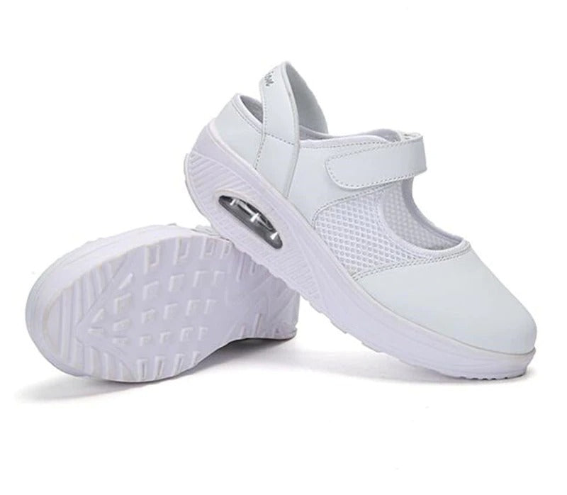 Women's velcro breathable lightweight walking shoe