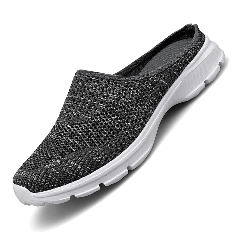 Half Shoes Summer Slip On Fashion Sneakers Casual Mesh Confortable