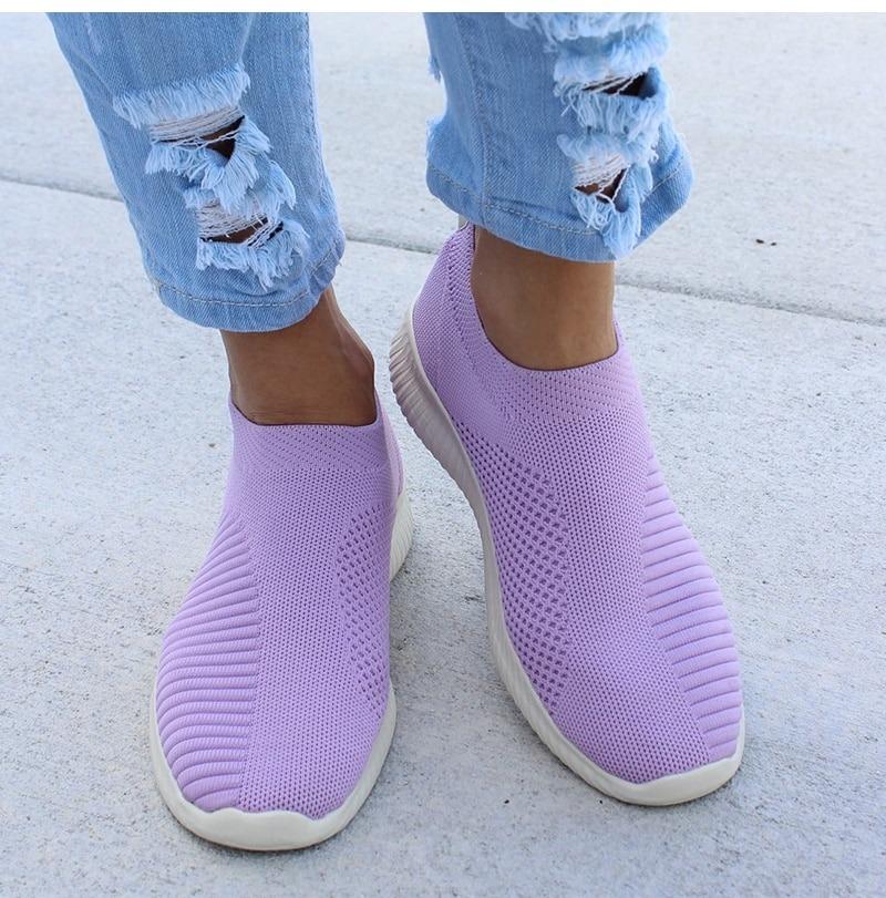 STRETCH FABRIC SOCKS SNEAKERS