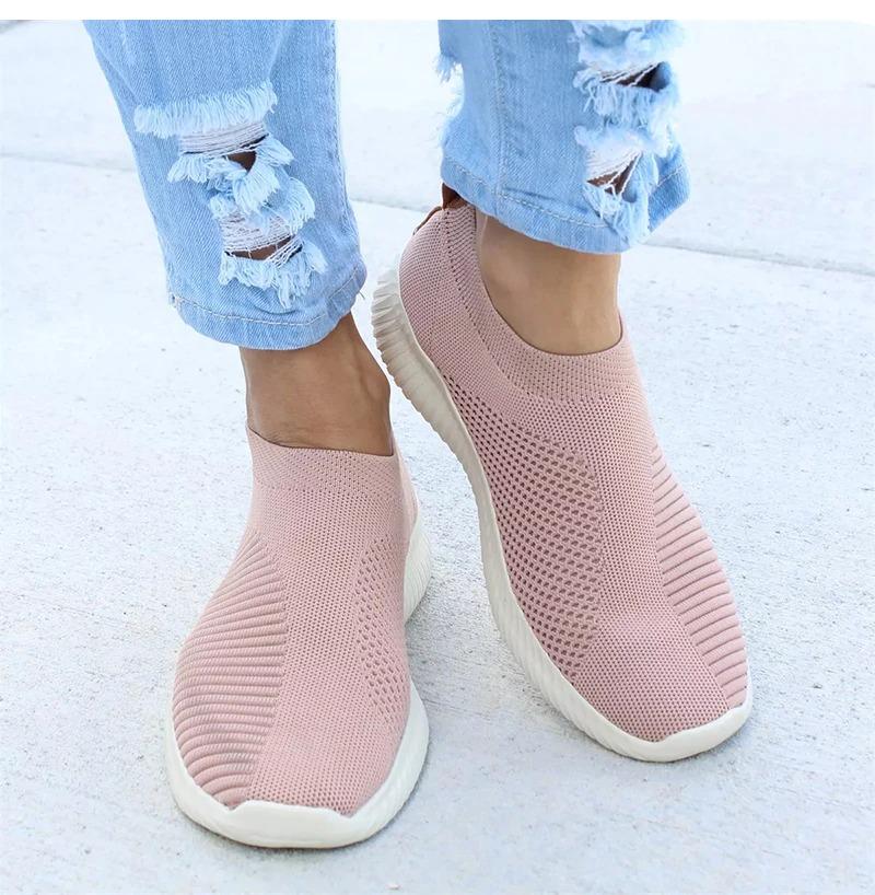 STRETCH FABRIC SOCKS SNEAKERS
