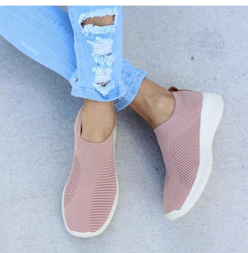 STRETCH FABRIC SOCKS SNEAKERS