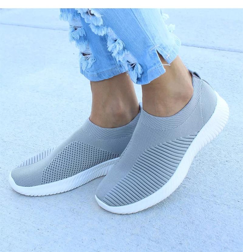 STRETCH FABRIC SOCKS SNEAKERS