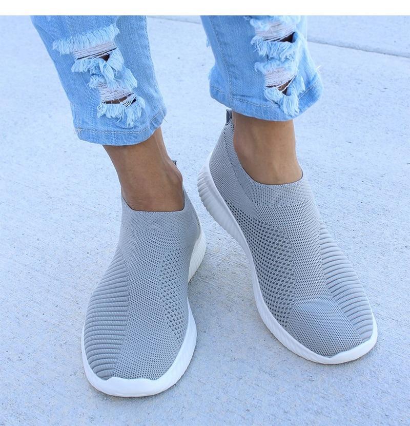 STRETCH FABRIC SOCKS SNEAKERS