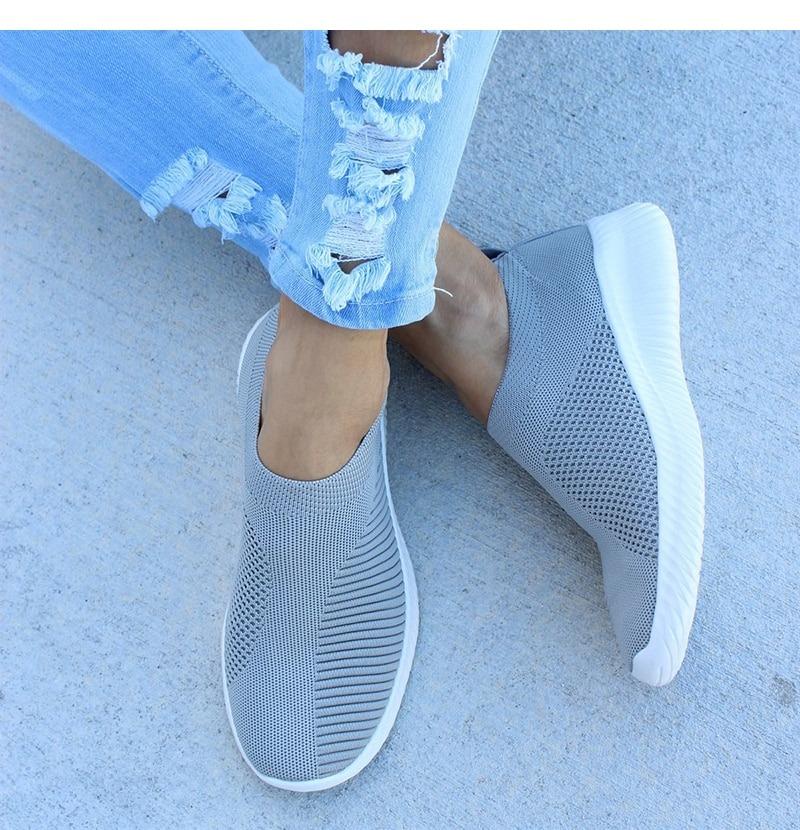 STRETCH FABRIC SOCKS SNEAKERS