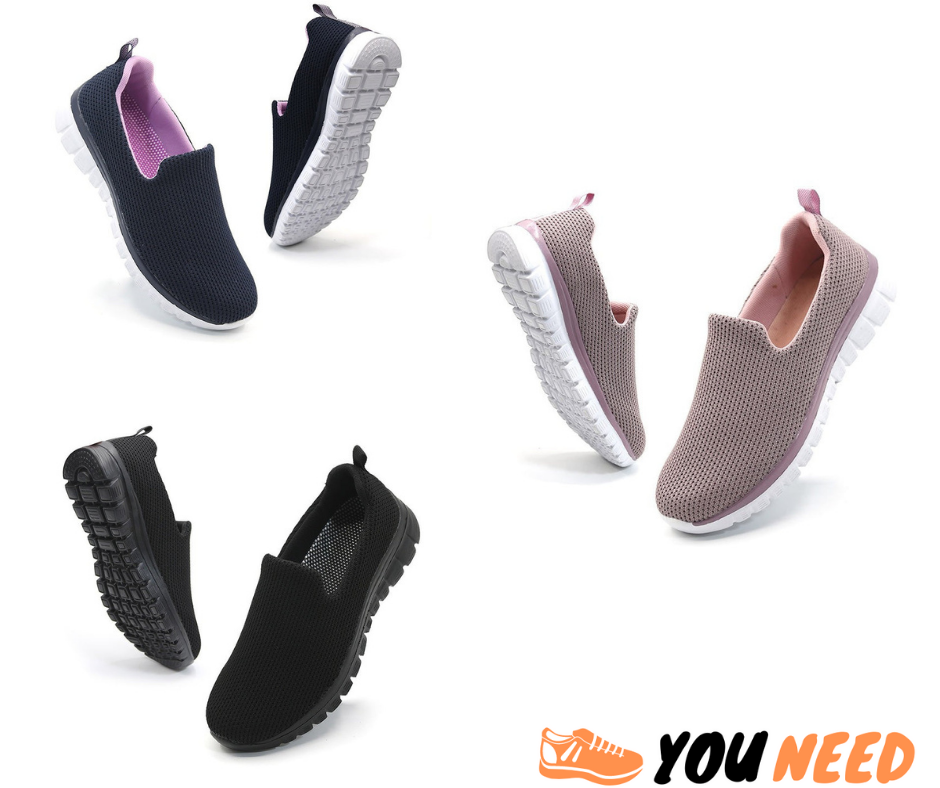 Women's breathable lightweight comfortable flat shoes