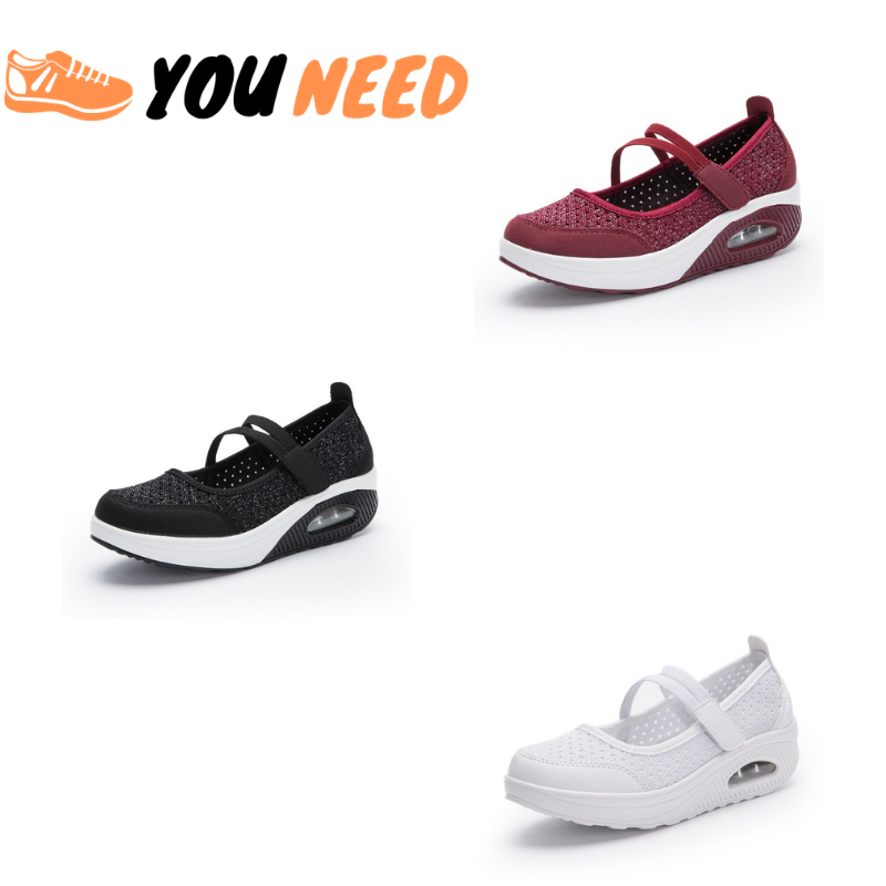 Green ant Women's Breathable Comfortable Hollow Casual Shoes