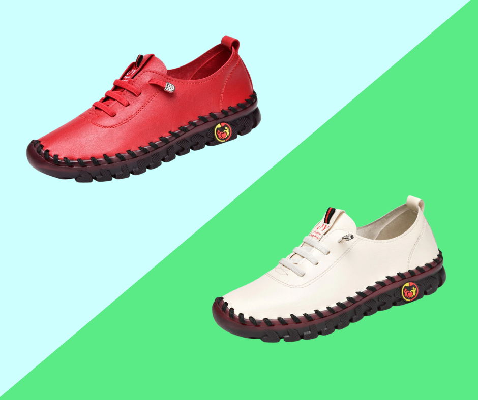 The OY Lightweight and comfortable leather walking shoes.