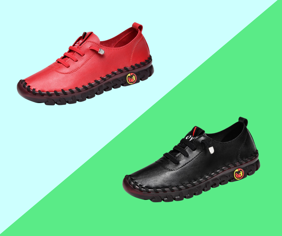 The OY Lightweight and comfortable leather walking shoes.